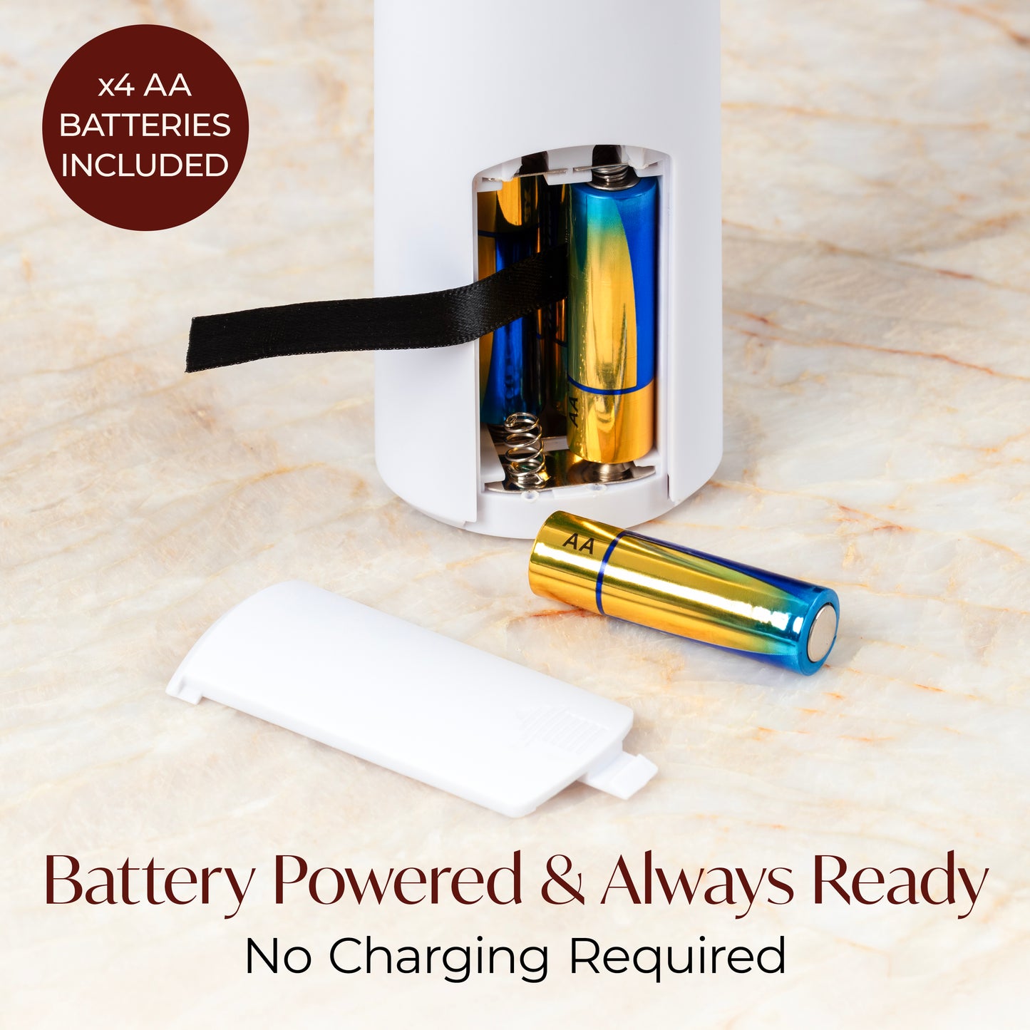 Battery Powered Electric Wine Bottle Opener With Foil Cutter