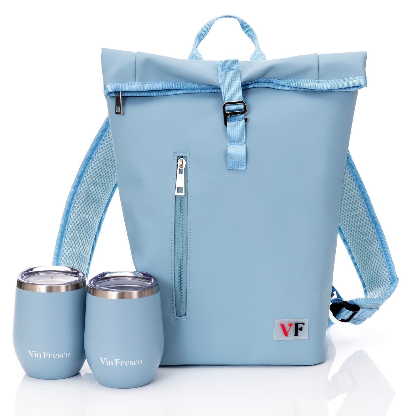 Two Bottle Rolltop Wine Backpack