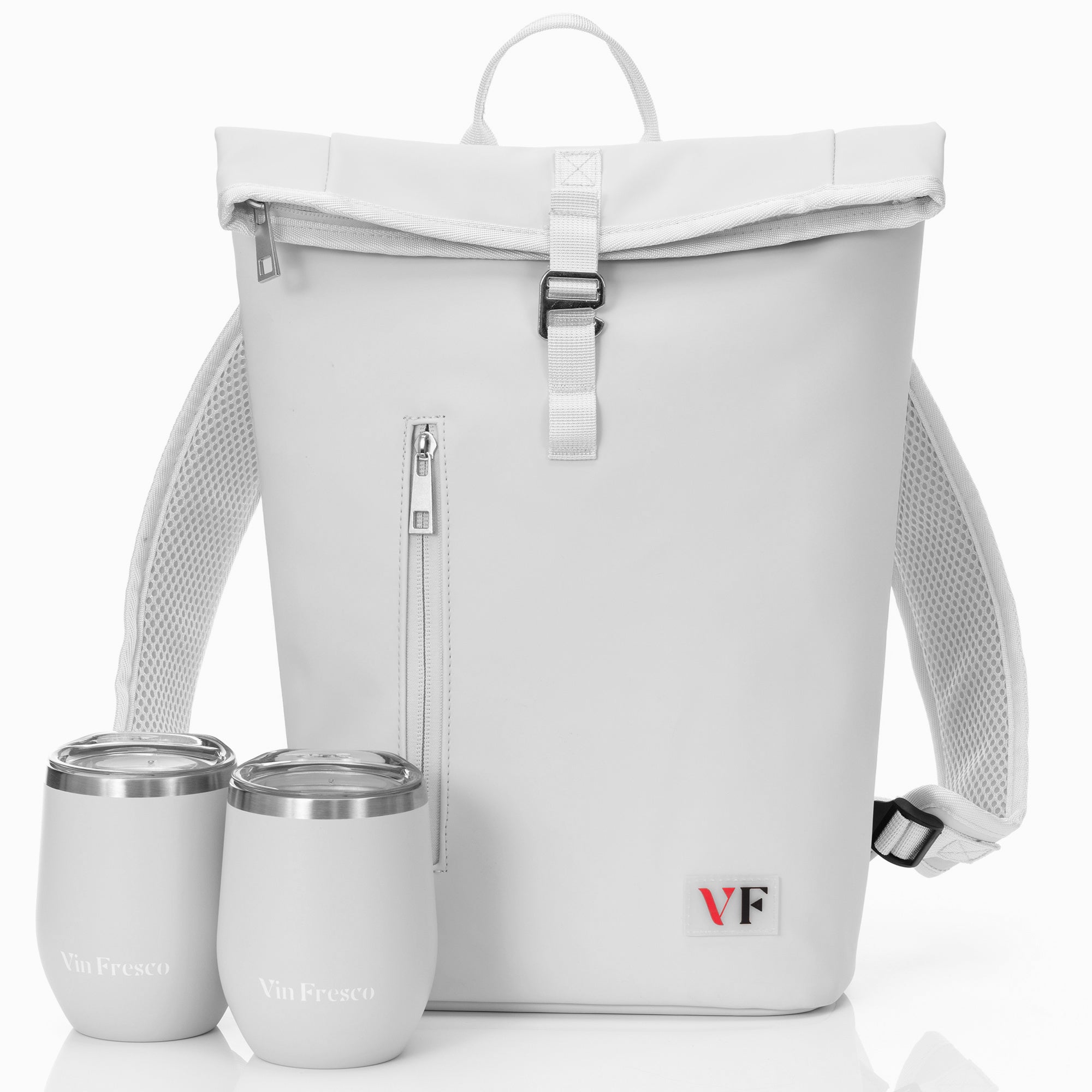 Two Bottle Rolltop Wine Backpack