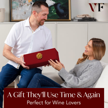 Rechargeable Electric Wine Bottle Opener with Charging Base & Foil Cutter