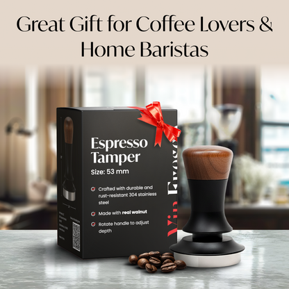 Spring-Loaded Espresso Tamper (54mm)
